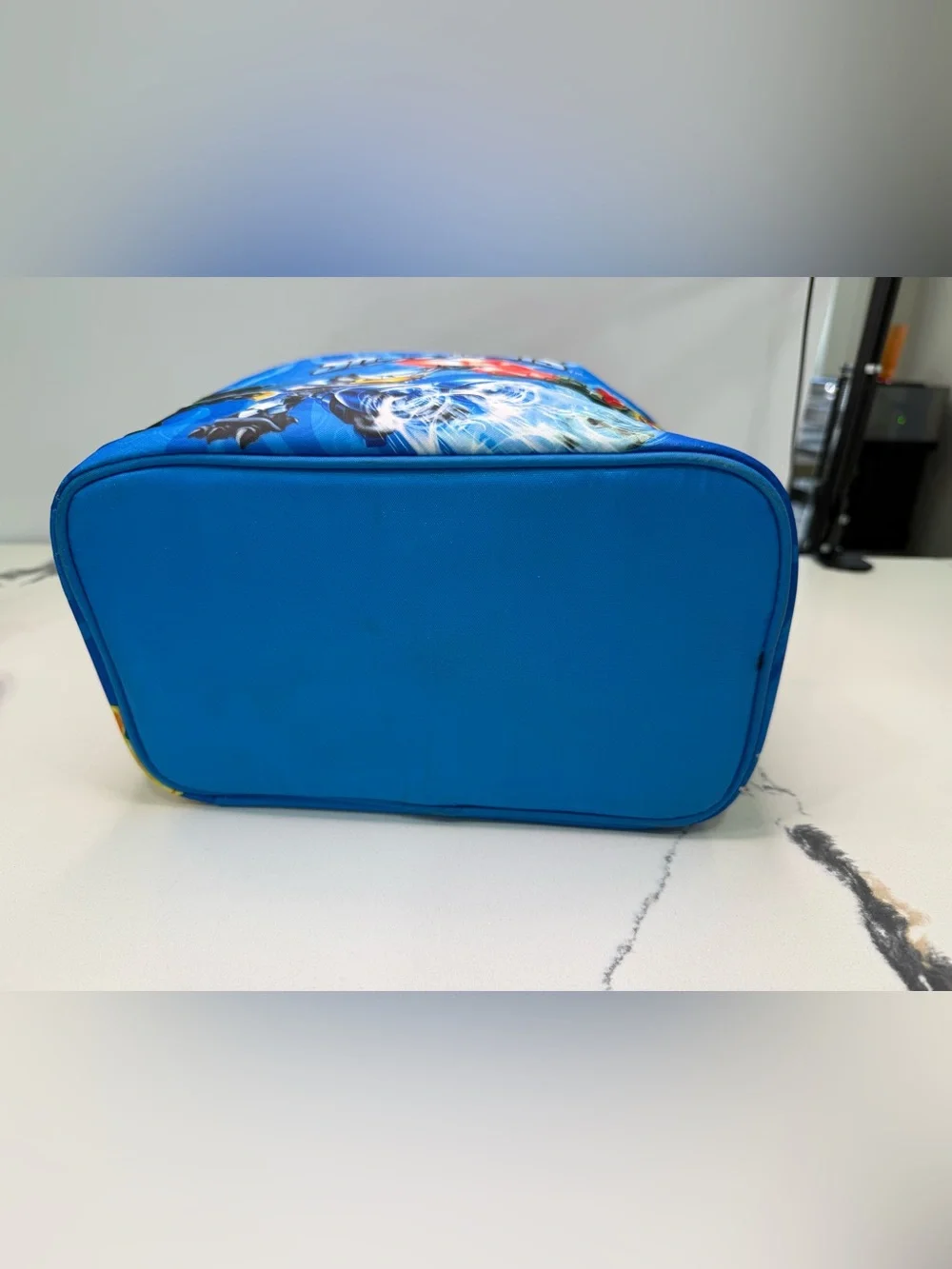 Skylanders Swap Force Blue Travel Tote Storage Bag With 11 Figurines